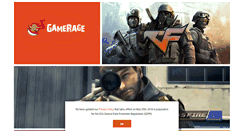 Desktop Screenshot of gamerage.com